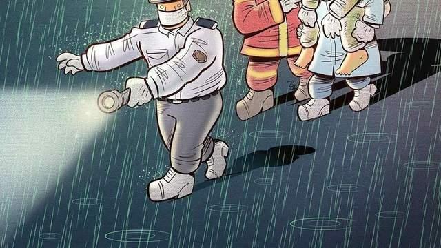 海贼王|为医护人员献上漫画，每一幅画都让我们感动不已