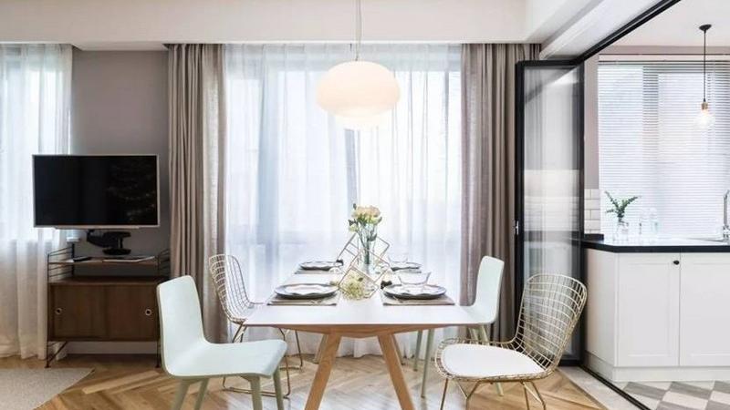 122平北欧风三居室，不浪费每一寸空间打造足够时尚、清和的空间