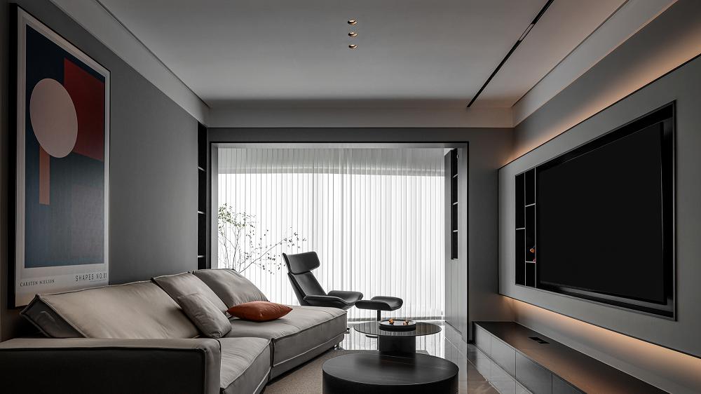 84m2花了27w：这个黑灰搭配的极致美感小家，我也想拥有！