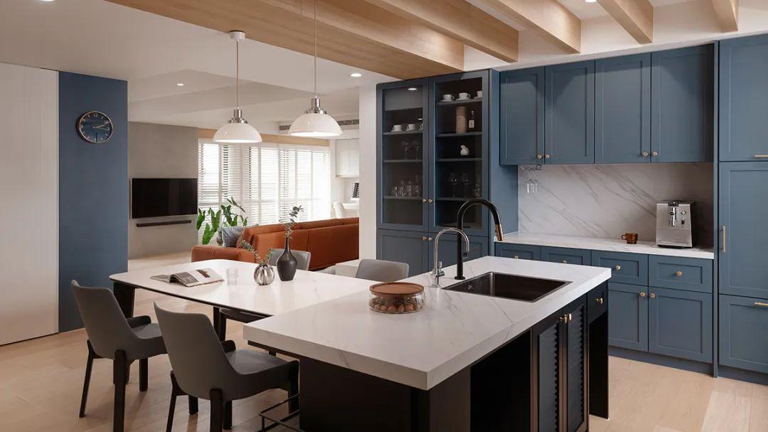 三口之家的新房，使用面积165㎡，精致又优雅，享受舒适生活