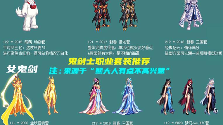 西安|DNF：旭旭宝宝红眼经典搭配！希尔斯追忆装扮，全职业套装推荐