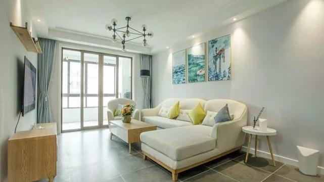 108㎡北欧风新房，一个玄关鞋柜这样装，漂亮又实用