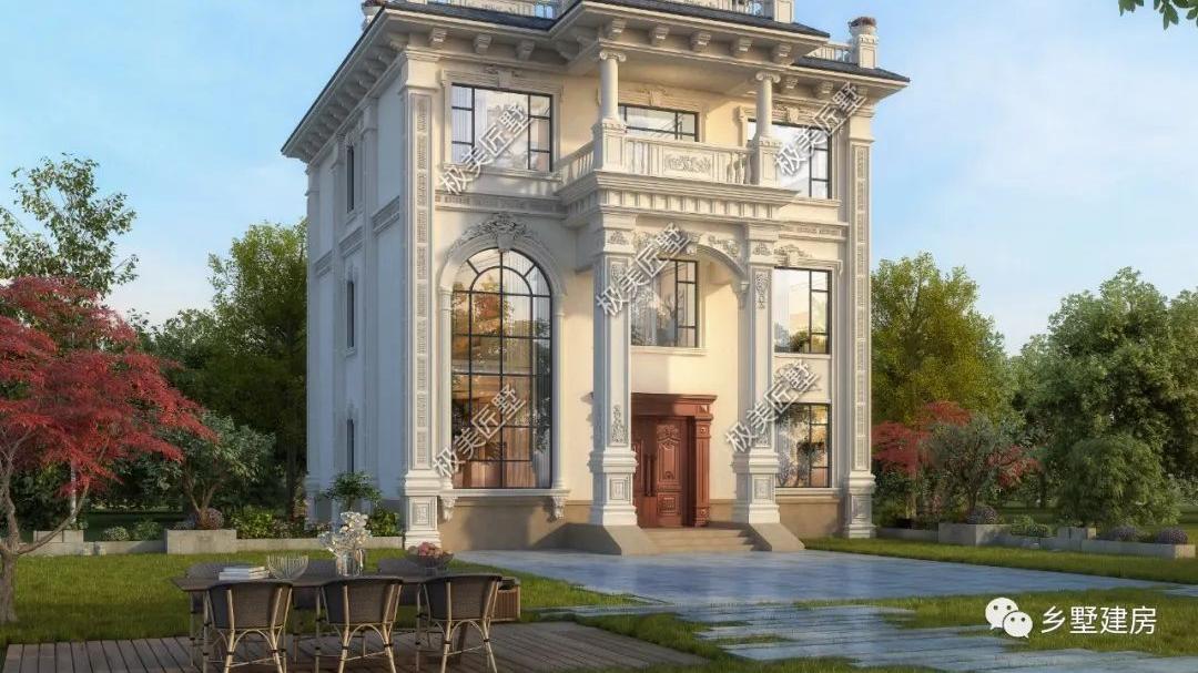 五款对称设计的别墅，方正又大气，符合我们中式审美