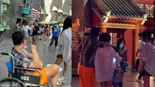 王思聪|王思聪坐轮椅游玩，68岁老爸王健林考察体型消瘦，3年亏损近120亿