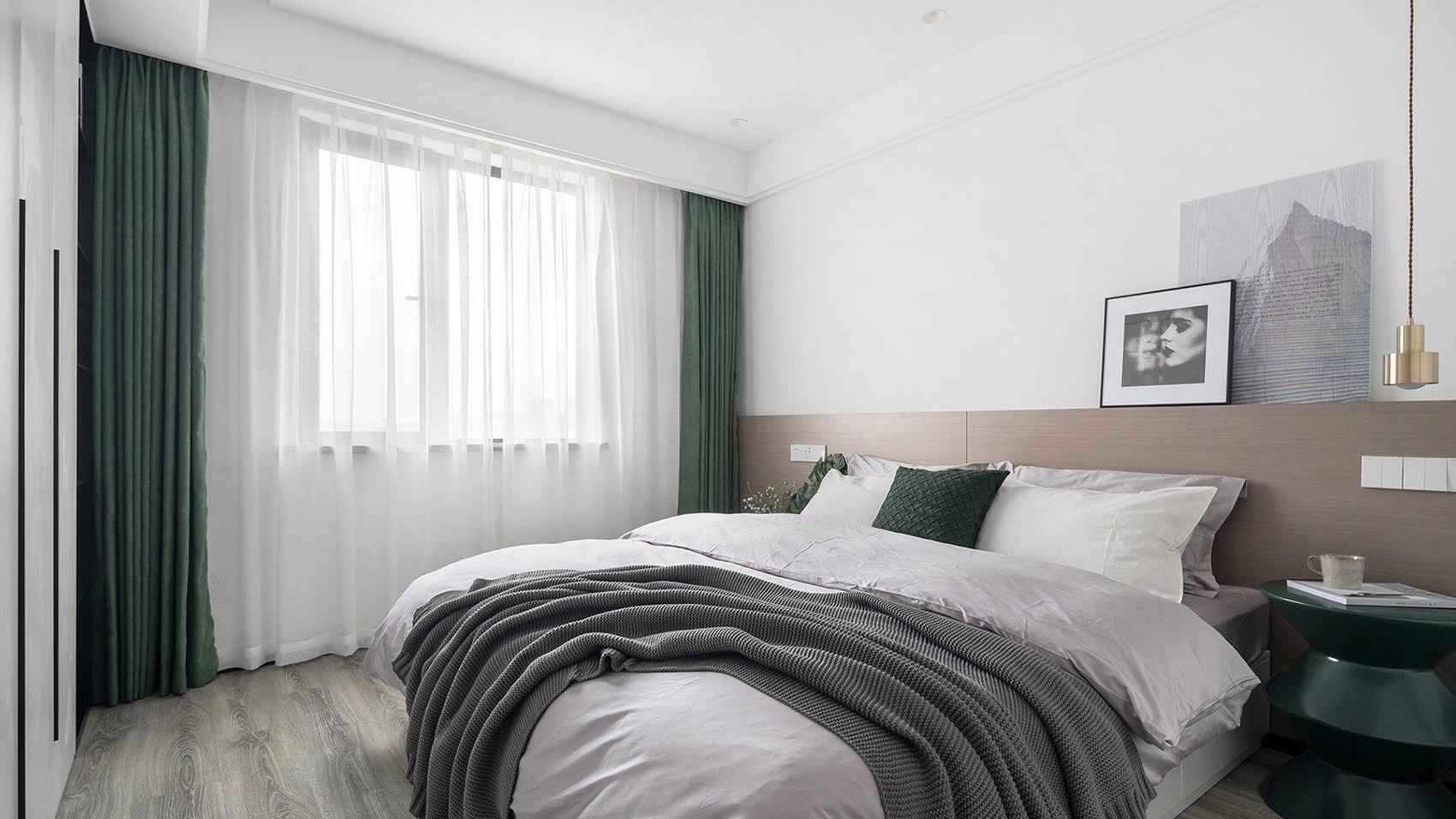 84平时尚北欧风二居室，儿童房明净清朗，餐厅充满仪式感