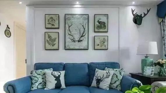 98平小三室，客厅丰富漂亮极了，餐厅最实用，打满柜子！