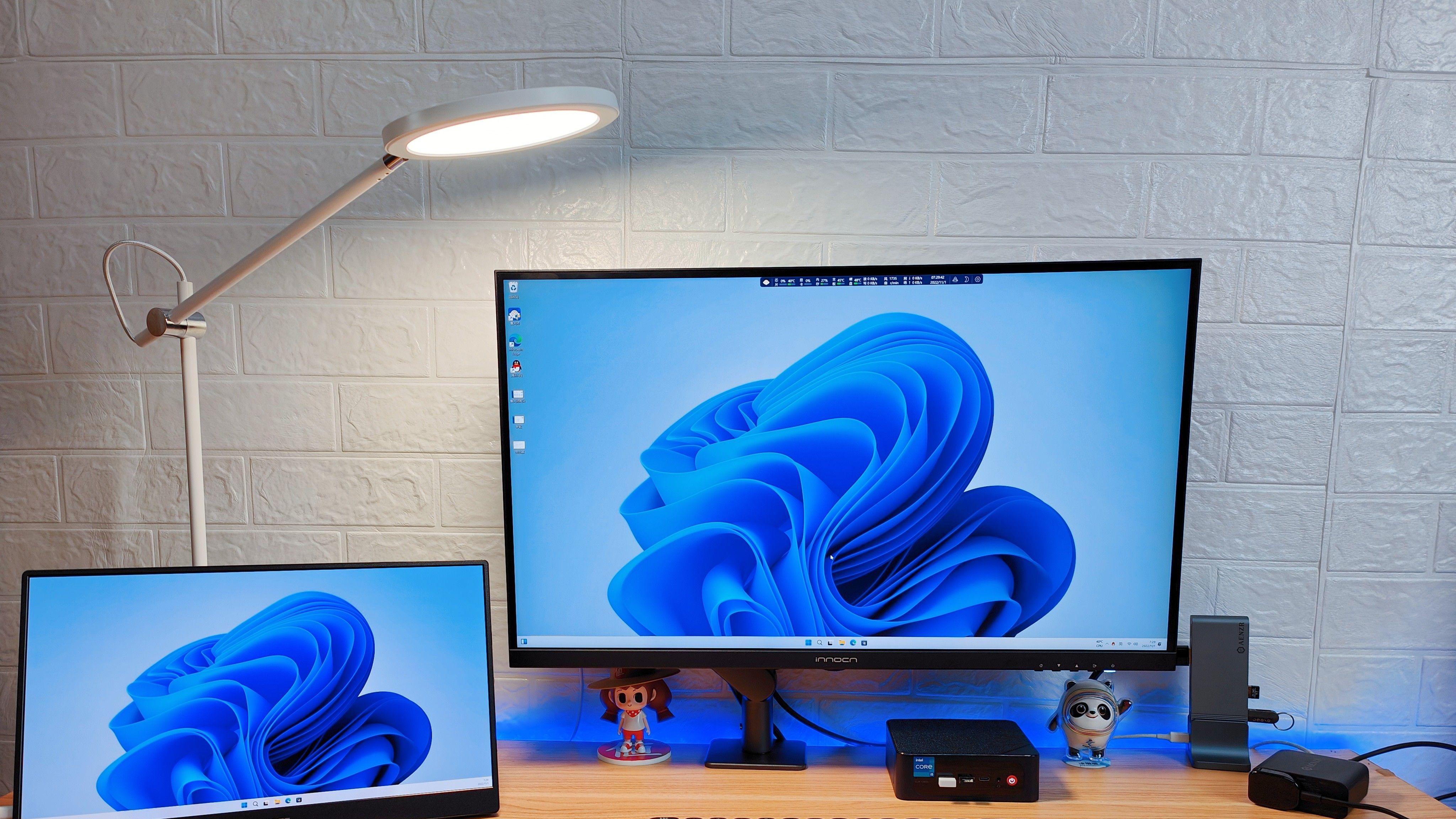 显示器|好用的桌面不再凌乱，打造极致生产力，小桌面有这些就足够了