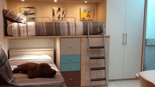 国外儿童房都这样设计，可睡下俩娃还不拥挤，空间利用率相当高！