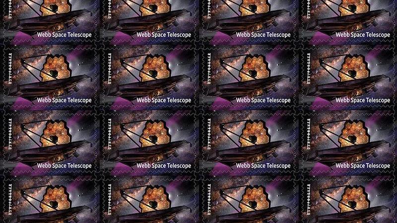 美国邮政局推出詹姆斯·韦布空间望远镜纪念邮票