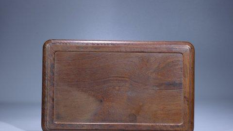 |清代：黄花梨木雕·文盘