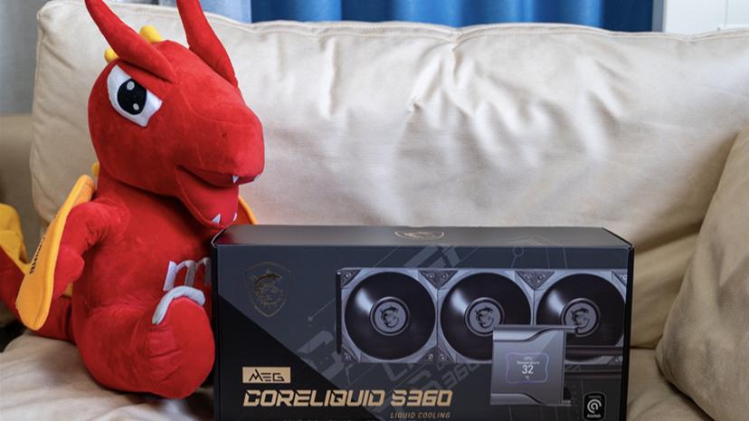 国美电器|本站首晒，莫得感情的冷酷杀手，微星战神S360水冷测评