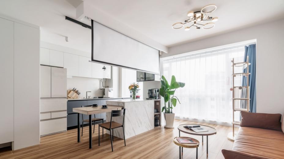 70㎡一室开放，小夫妻蜗居装修