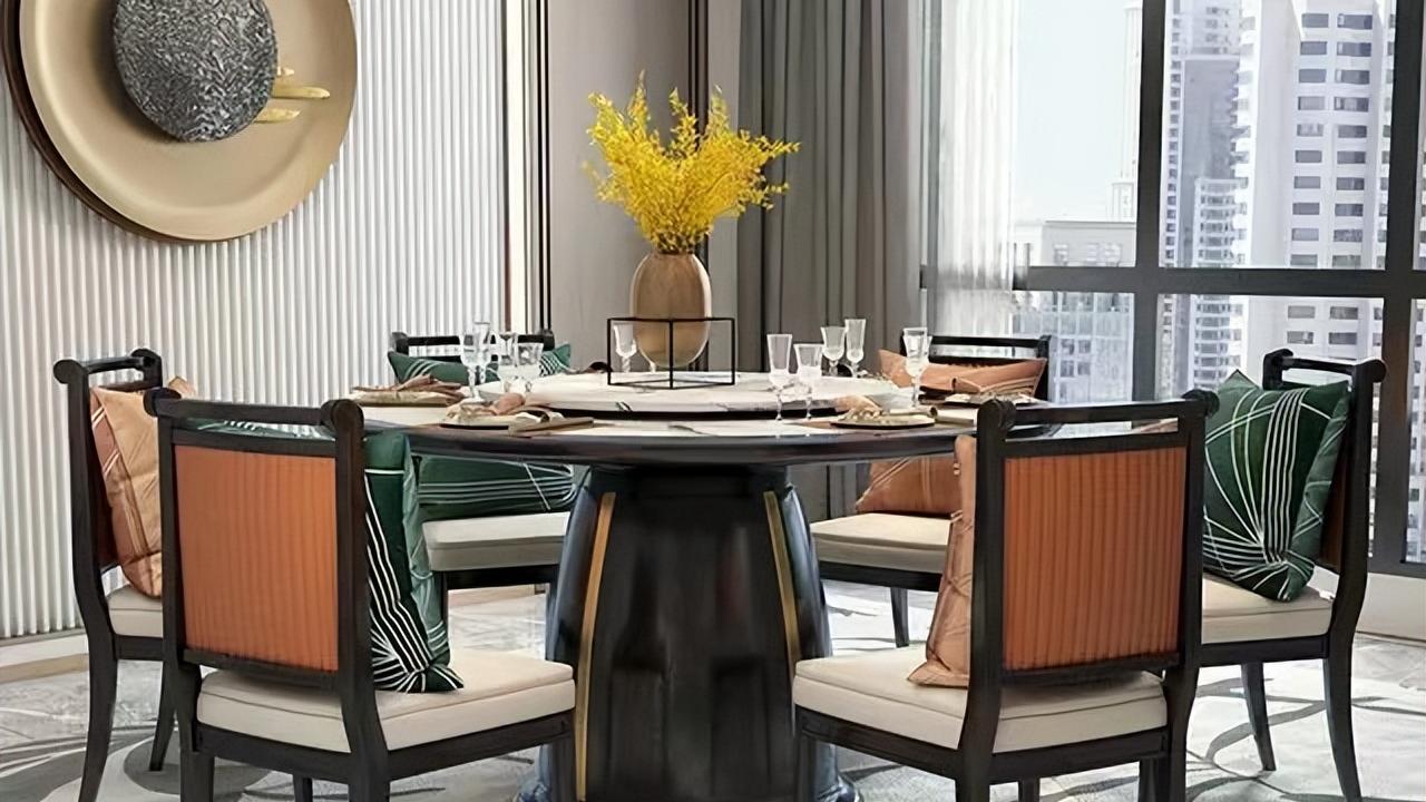 新中式实木家具复古优雅，尽显端庄高贵之感