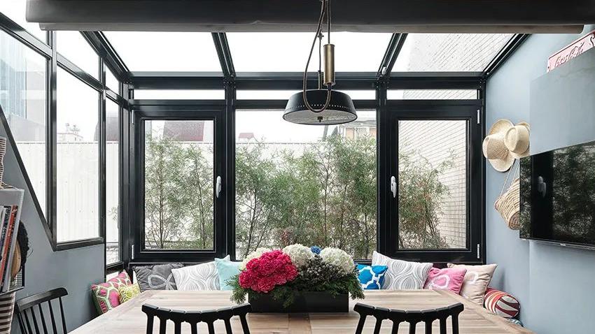 设计师夫妇的，美式阁楼公寓，这个颜色搭配的可以，晒一晒