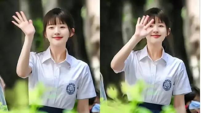 豆瓣|赵露思新剧《偷偷藏不住》来了！校服造型的赵露思太可爱了！