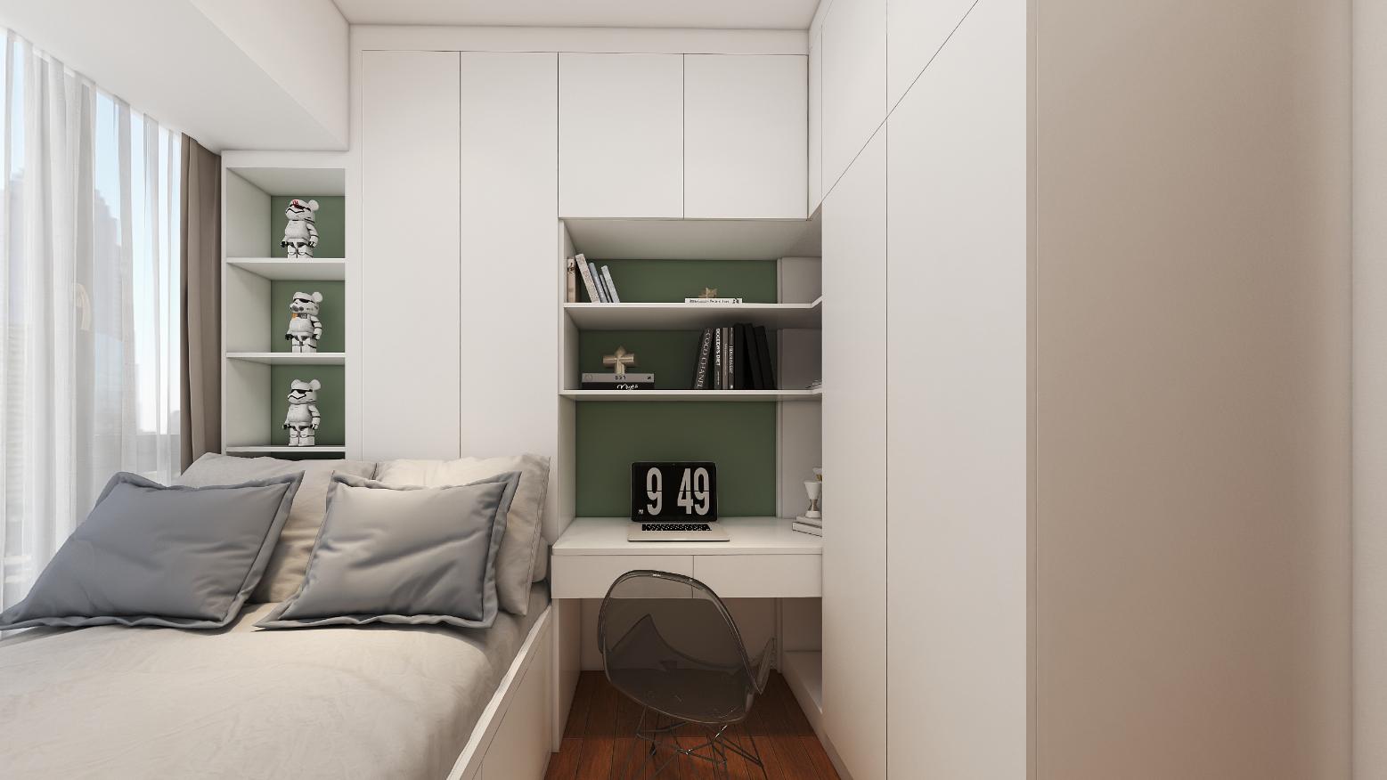 两房打造现代简约风格欧兰博衣柜，看完你也想这样装