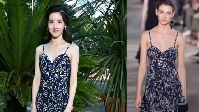 章泽天|奶茶妹妹章泽天近照曝光，穿8千元鞋拎5千元包，裙子也是过季款