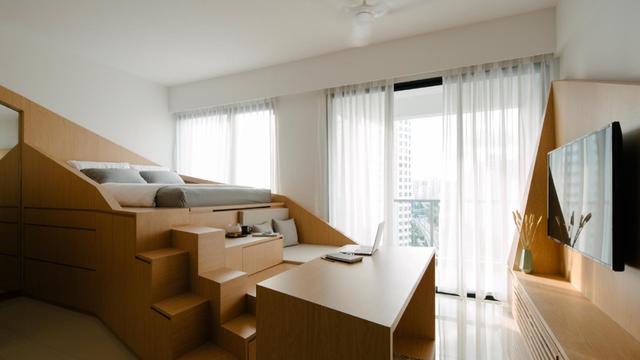 第一次见43㎡的房子，居然全屋都是收纳柜，比大户型还能装，晒晒