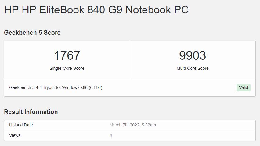 惠普|12代i7-1280P惠普笔记本跑分曝光：性能比上代近乎翻倍