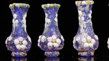 翡翠|旧藏【透光琉璃 瓶型挂件】