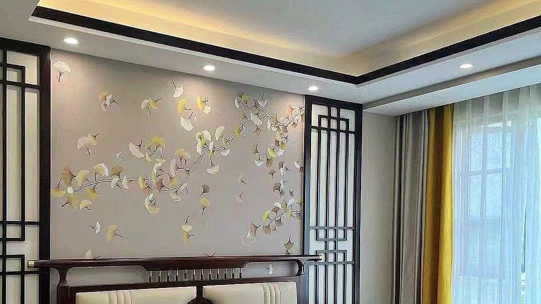 117㎡新中式风格案例，水墨写意，浓郁的书香气息