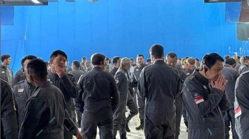 李沁|《流浪地球2》拍摄现场曝光，在纽约取景，需要大量群演！