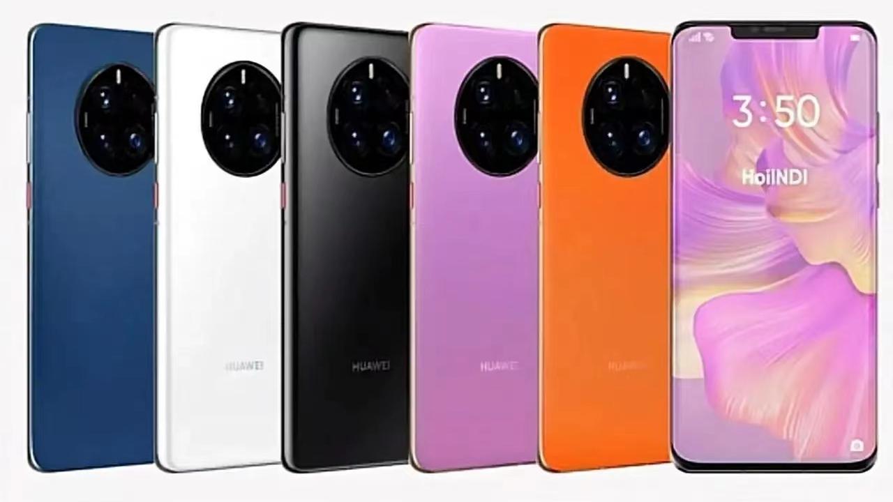 华为mate|华为Mate 50系列五款新配色曝光：紫色背板颜值不输苹果