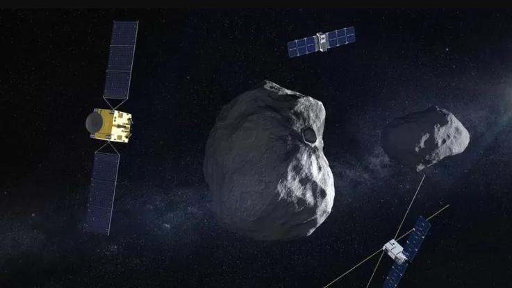 NASA进行防御实验，以飞行器直接撞击小行星