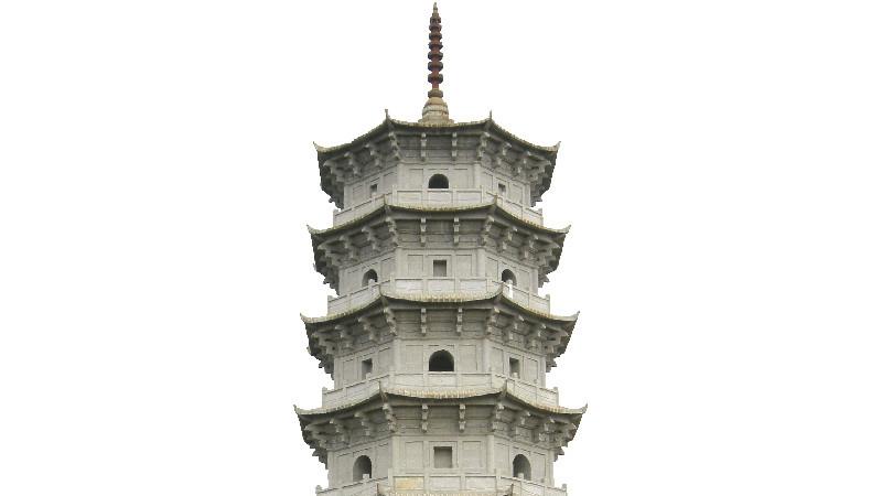 寺庙|寺院里除了大型佛塔，还有常见的小石塔