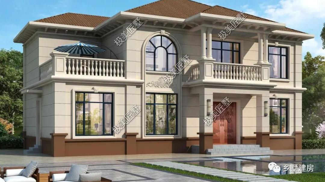 别墅|五款四开间的自建别墅，家里宅基地够大，选择这样建很实用