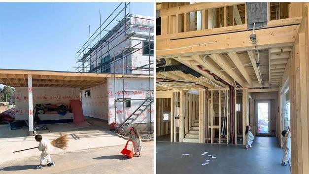 有了孩子才知道还是家里大点好，城里买不起就回老家盖，人人羡慕