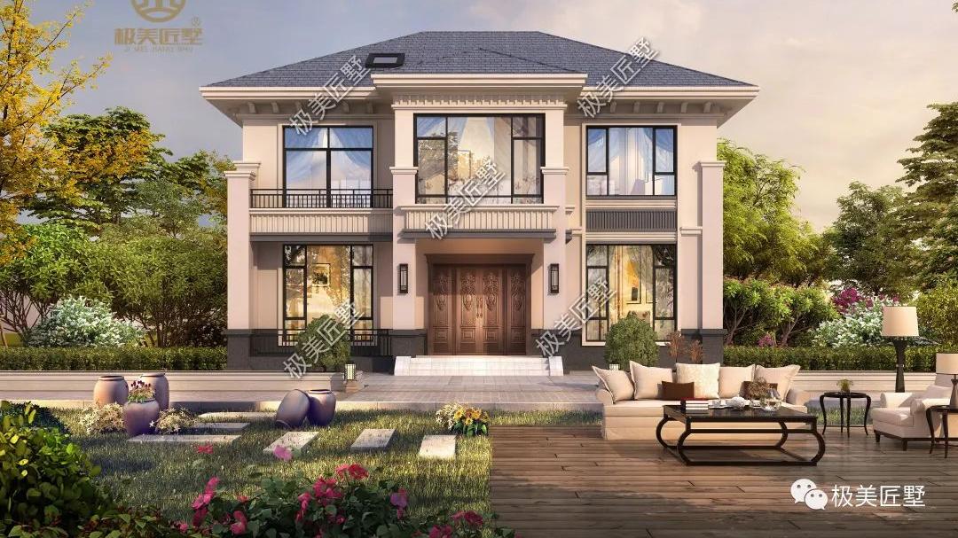 二层新中式别墅，五卧双厅配有衣帽间，最经济实惠的别墅！