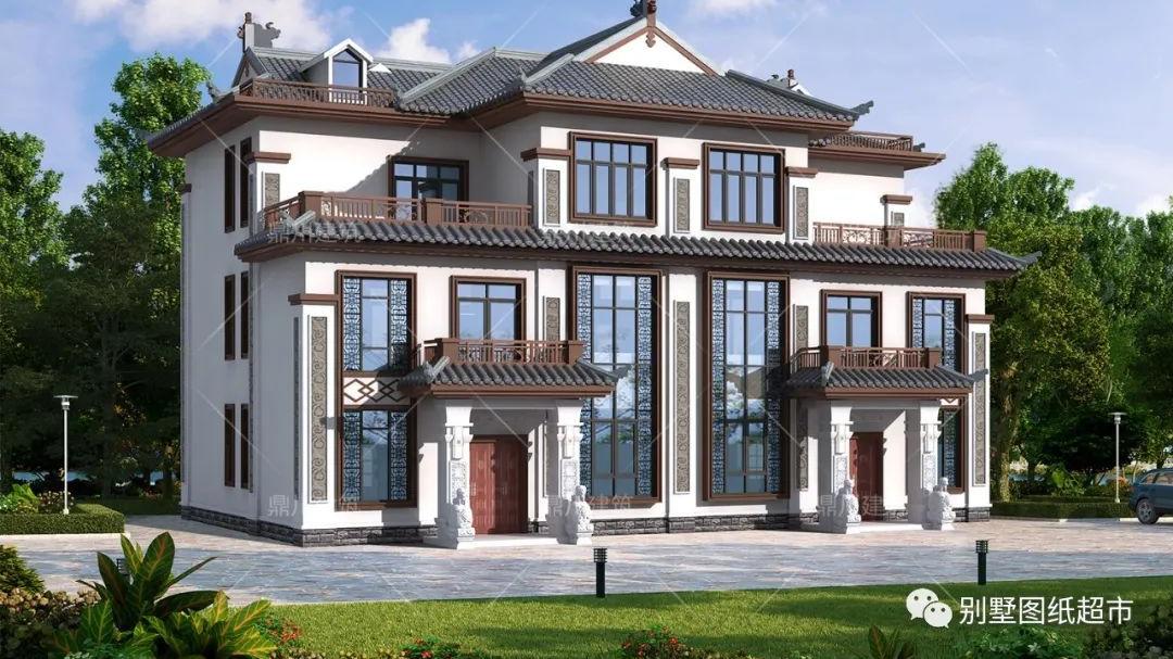 6套农村别墅，设计十分出彩，风格经典，传三代就这样建