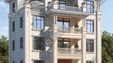 最美欧式别墅，13.18X8.78米农村盖一栋，左邻右舍都羡慕你