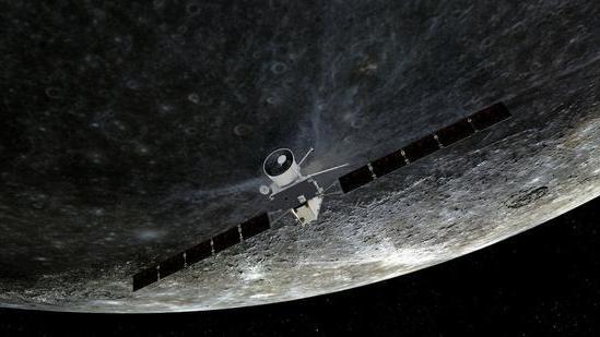欧洲和日本的水星探测器正进行重力辅助加速，距离地球只有200公里