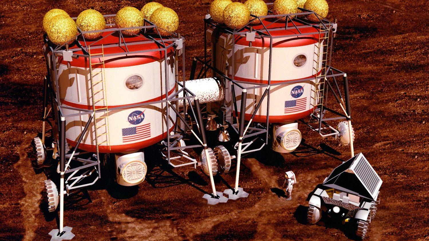 利用火星的空气、泥土和阳光，科学家将在火星上“炼”铁