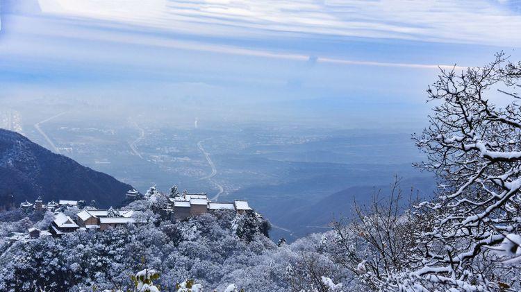崆峒山|崆峒山的雪惊艳了时光，温柔了岁月