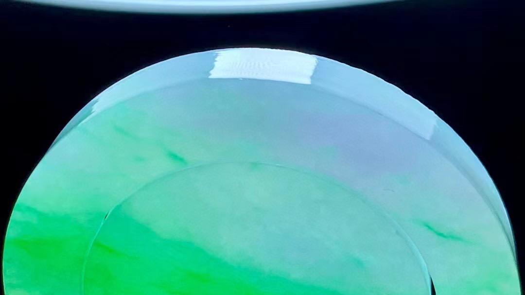 翡翠手镯|春彩翡翠手镯套装