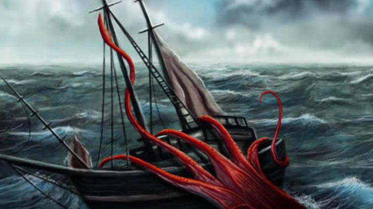 传说北海巨妖克拉肯长达155米，重330吨，形似小岛，是否真存在？