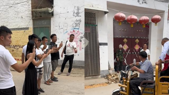 朱之文|大衣哥干农活又被拍客们围观跟拍，朱楼村又恢复了往日的热闹场面