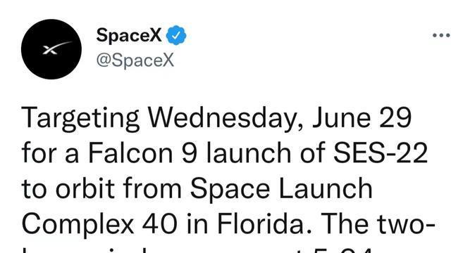 SpaceX今年上半年将进行最后一次发射，有望超过每周一次发射目标