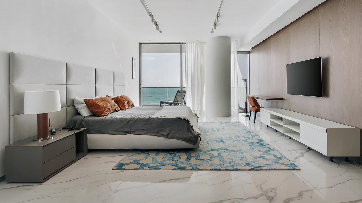 拥有超级无敌海景房的小户型，轻奢且实用，实在好看