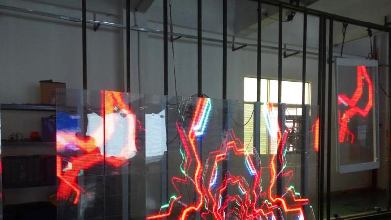 商场|LED透明屏种类划分