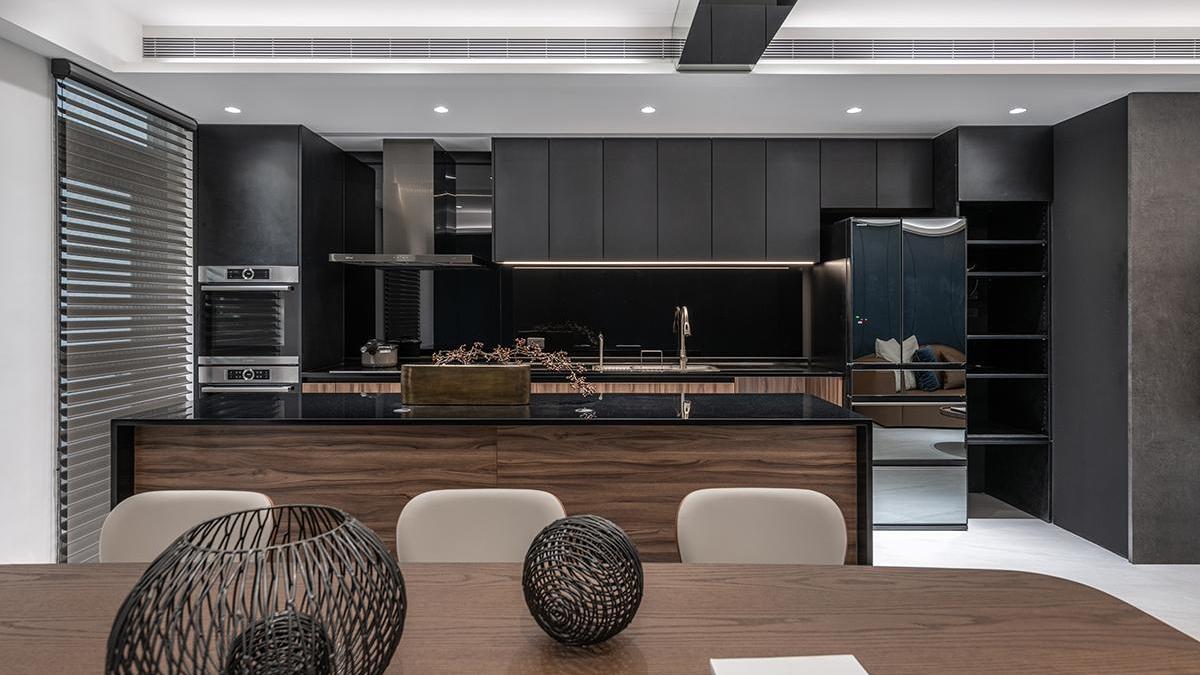 92㎡现代风，优雅沉稳大气！颜值超高收纳满分