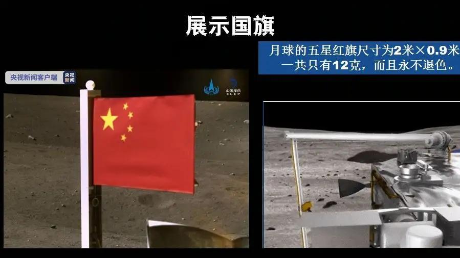 看了月球上的五星红旗，美国登月又被质疑，为何美国国旗能飘动？