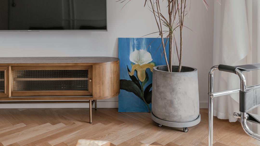 只要软装搭配得好，就算全屋大白墙也很惊艳！