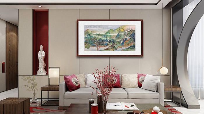 客厅挂画 高品位的山水装饰画 挂在家中极合适