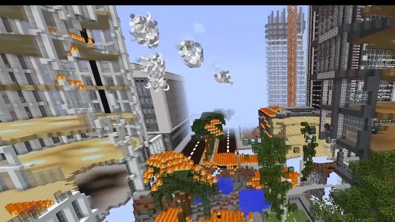 我的世界：当我们同时点燃1千个不同种类的TNT，会发生什么？