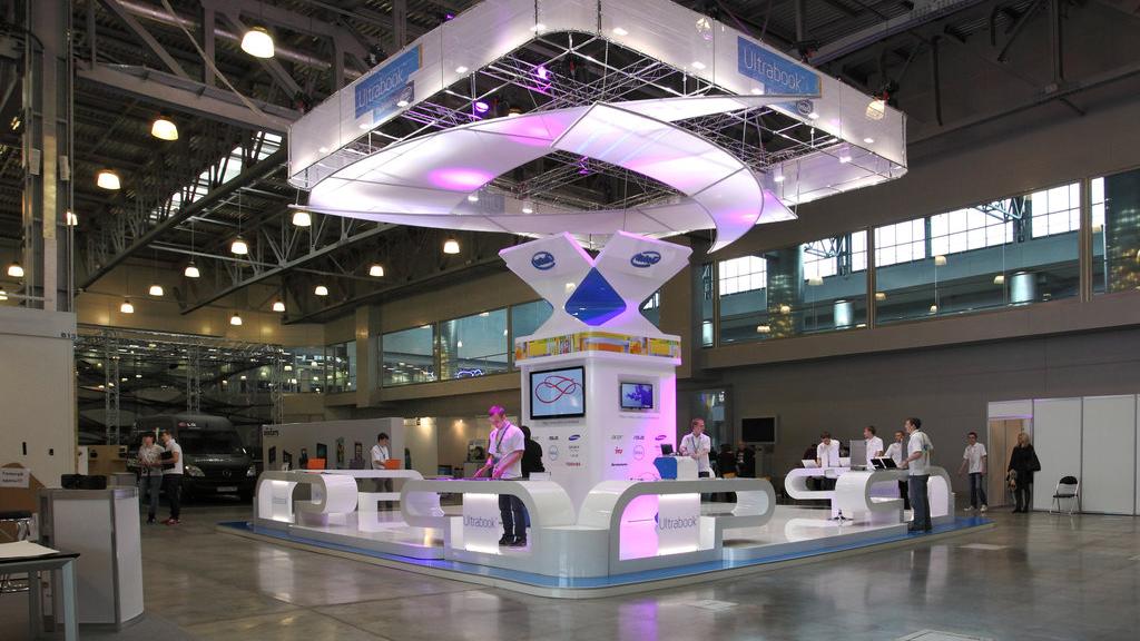 展览3d模型设计空间布局--模大狮网