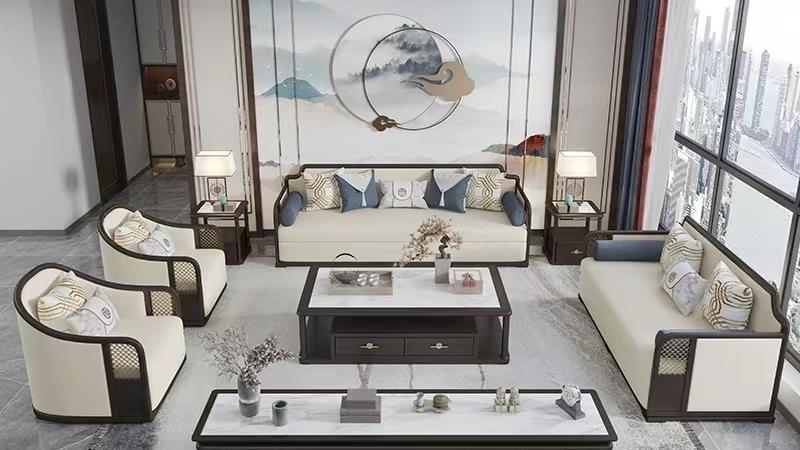 新中式实木家具精简有内涵，呈现独特的美